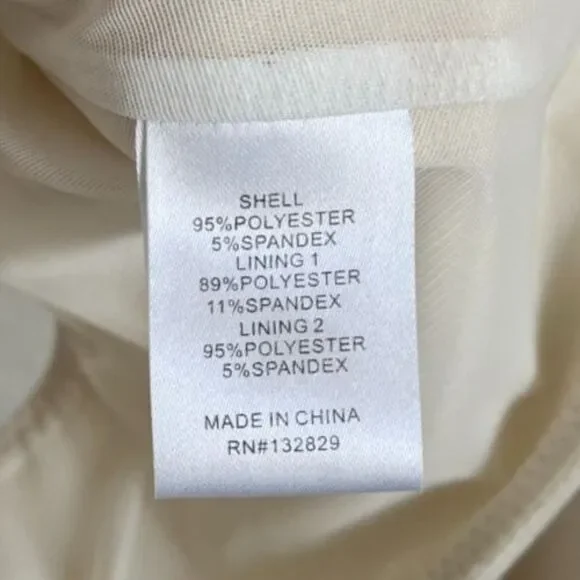 Camila Coelho Gloria Velour Turtleneck Bodysuit in Off-White Size MEDIUM - Picture 6 of 7